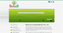 Desktop Screenshot of gujwellbiotech.com